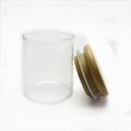 wholesale clear food packaging apothecary sealed round glass jar J007R